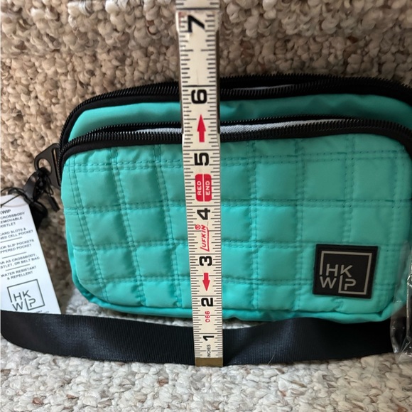 IHKWIP Quilted Turquoise Crossbody Bag - Picture 7 of 7